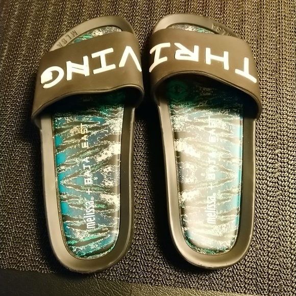 MELISSA +BAJA EAST Beach slides pre-loved - Picture 2 of 8
